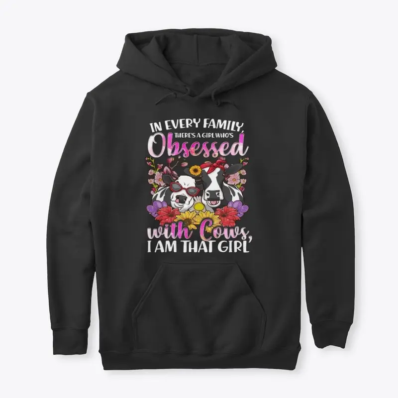 Funny Cow Lover Gift, Obsessed With Cows