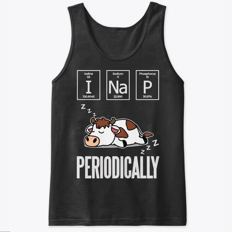 Funny Science Cow Gift, Nap Periodically