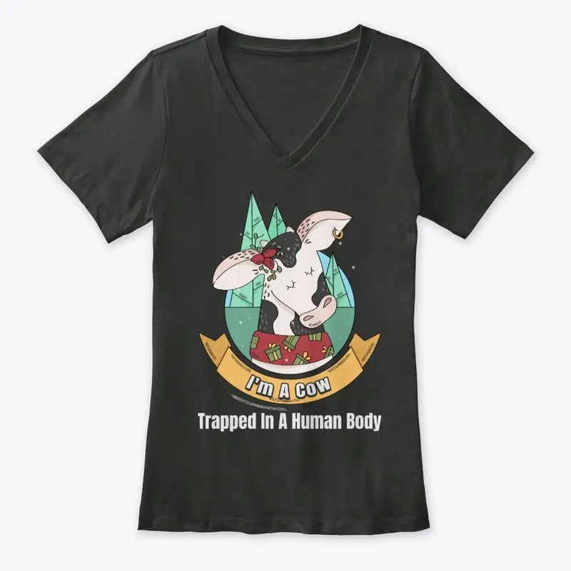 Cow Lover Gift, Trapped In A Human Body