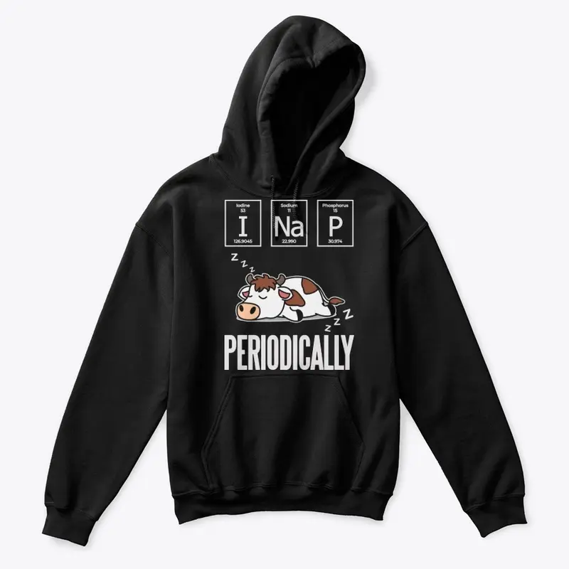 Funny Science Cow Gift, Nap Periodically