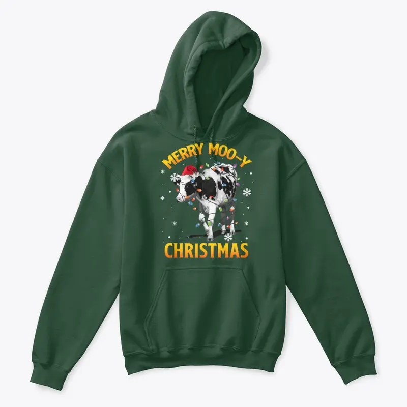 Cow Lover Gift - Merry Moo-y Christmas