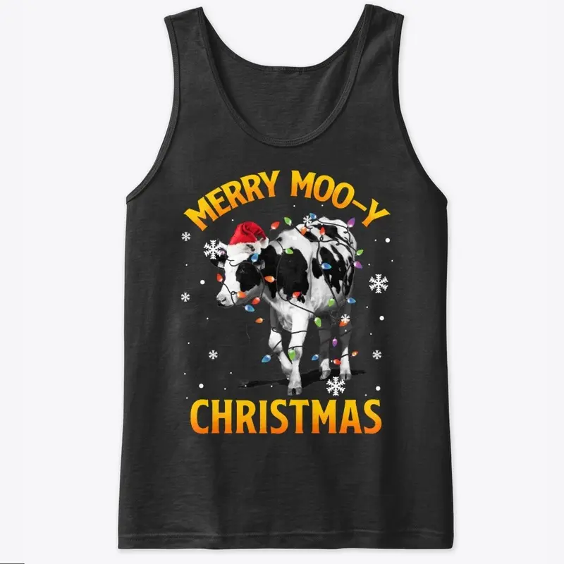 Cow Lover Gift - Merry Moo-y Christmas