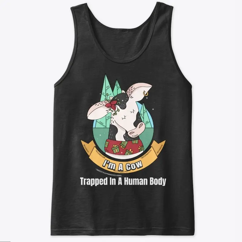 Cow Lover Gift, Trapped In A Human Body